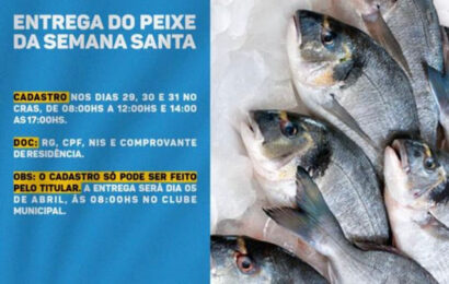 Prefeitura de Ouro Velho inicia cadastro de famílias para distribuição de peixes na Semana Santa