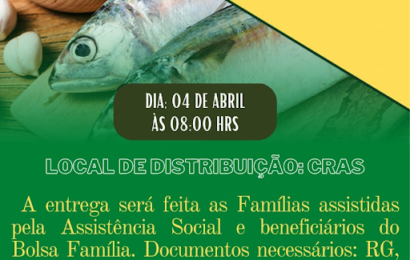 Prefeitura de Amparo realizará entrega de peixe à população nessa terça-feira