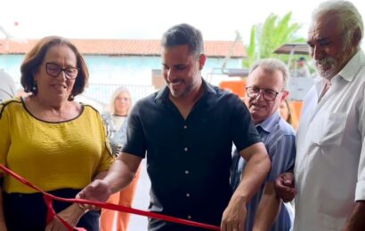 Prefeito de São José dos Cordeiros inaugura reforma e ampliação do ginásio de esportes ‘O Queirozão’