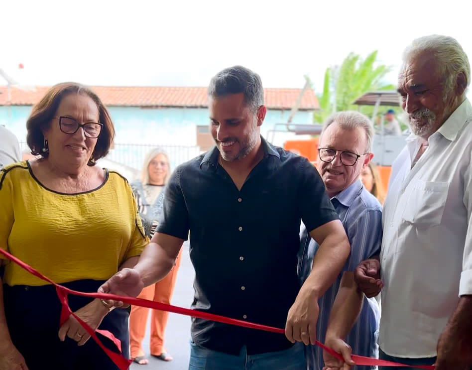 Prefeito de São José dos Cordeiros inaugura reforma e ampliação do ginásio de esportes ‘O Queirozão’