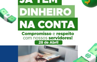 Prefeitura de Amparo realiza pagamento do mês de abril aos servidores públicos