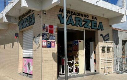 Mercadinho é arrombado em Sumé; suspeitos levaram mercadorias, celulares e balança digital.