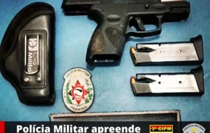 Polícia Militar apreende arma de fogo no Cariri
