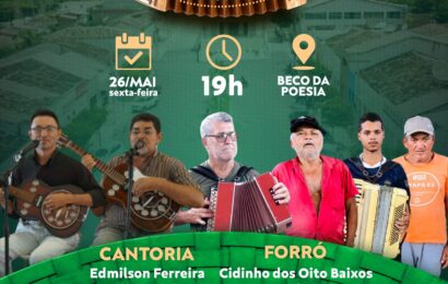 Prefeitura de Camalaú convida para a Sexta Cultural com atrações musicais imperdíveis; confira a programação