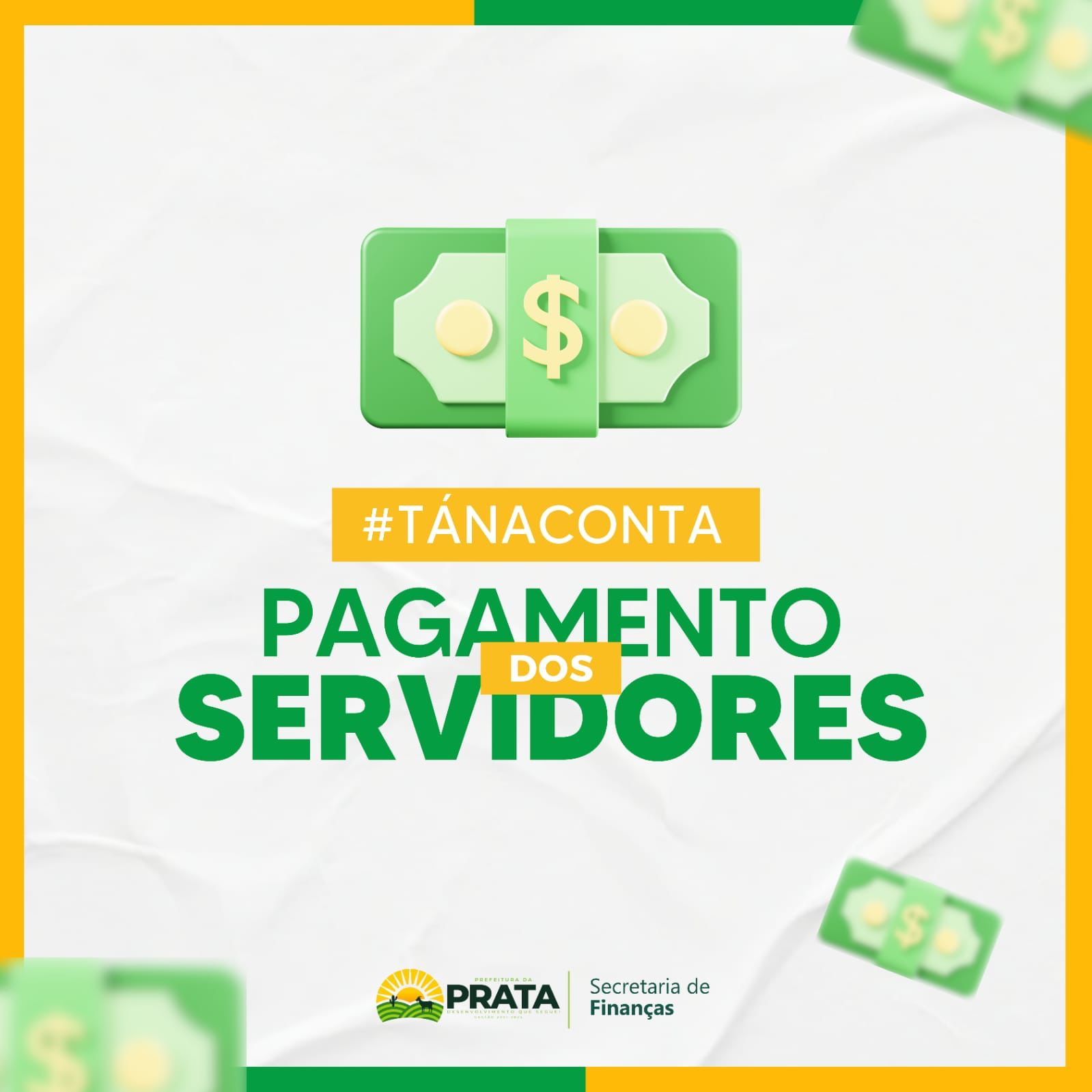 Prefeitura de Prata efetua pagamento da folha salarial aos servidores municipais