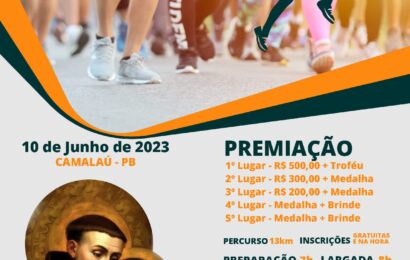 IV Corrida de Santo Antônio promete movimentar a cidade de Camalaú