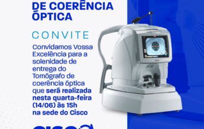 Presidente do CISCO anuncia entrega de equipamento que fortalecerá a saúde no Cariri