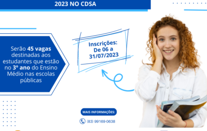 UFCG Campus – Sumé abre inscrições para o Pré-vestibular preparatório para o ENEM 2023