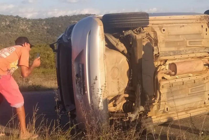 Empresário e ex-candidato a prefeito de Santa Cruz morre após carro capotar na PB-359, no Sertão da Paraíba
