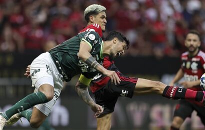 Palmeiras e Flamengo se enfrentam neste sábado pelo Brasileirão