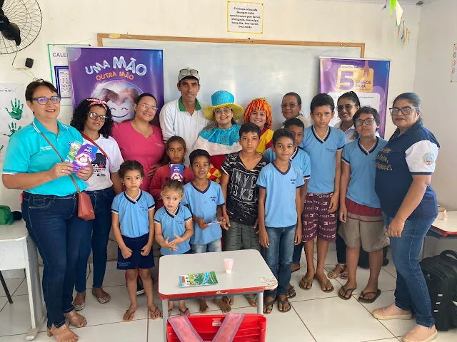 Ouro Velho promove o Programa de Lavagem de Mãos em parceria com o Selo Unicef