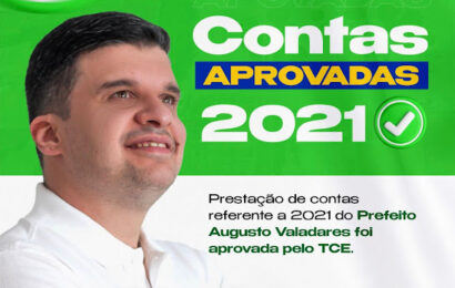 Prefeito Drº Augusto Valadares tem contas de 2021 aprovadas pelo TCE-PB