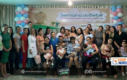 Prefeitura de Amparo realizou evento alusivo a Semana do Bebê