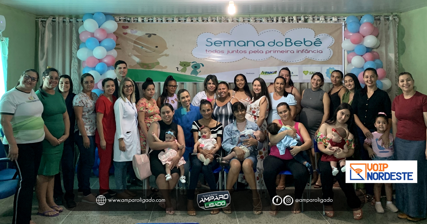 Prefeitura de Amparo realizou evento alusivo a Semana do Bebê