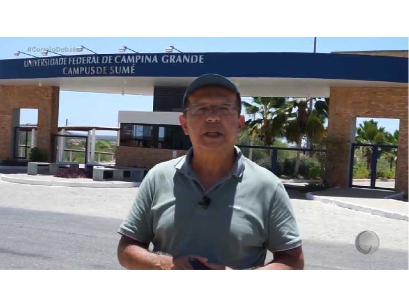 Professora do CDSA/UFCG concede entrevista à TV Correio sobre avanço do processo de desertificação na Paraíba