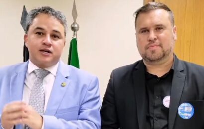 Prefeito de Camalaú se reúne com o senador Efraim Filho em Brasília e anuncia pavimentação de mais 20 ruas