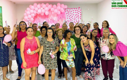 Em São José dos Cordeiros: CRAS promove ação referente a campanha do Outubro Rosa