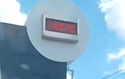 Cidade do Cariri registra 45 graus com onda de calor que atinge o país