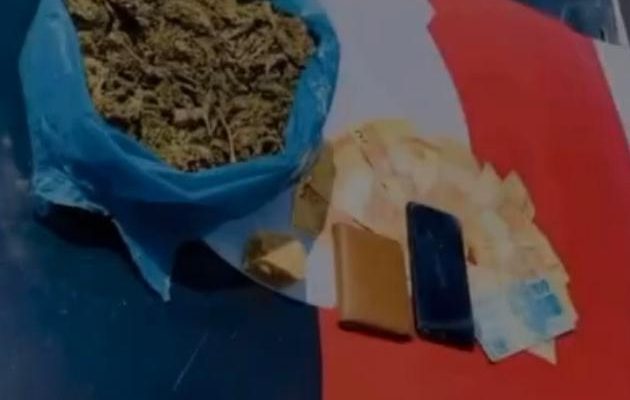 Policiais Militares do 11º Batalhão realizam apreensão de drogas no Congo