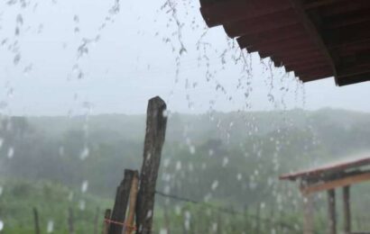 Fortes chuvas são registradas na Paraíba no primeiro dia de 2024