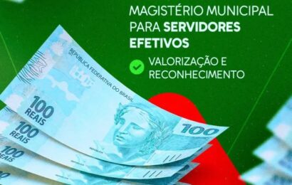 Prefeitura de São José dos Cordeiros valoriza professores com aumento de 5% no Piso Nacional do Magistério