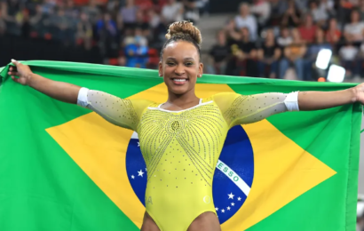 Rebeca Andrade conquista prata na Copa do Mundo de Ginástica