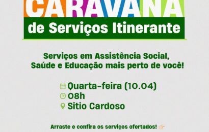 Prefeitura de São José dos Cordeiros realiza caravana de serviços a partir desta quarta