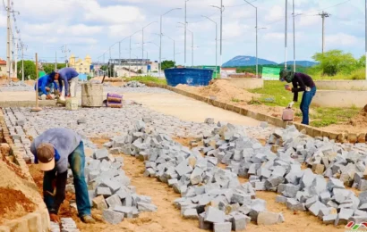 Prefeitura Municipal de São José dos Cordeiros inicia pavimentação de ruas em paralelepípedos