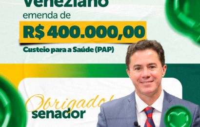 Senador Veneziano destina emenda de R$ 400 mil para a saúde da Prata e prefeito Genivaldo Tembório comemora
