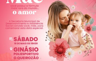 Prefeitura de São José dos Cordeiros irá realizar evento em homenagem ao Dia das Mães