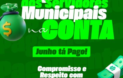 Prefeitura de Amparo realiza pagamento dos servidores referentes ao mês de junho