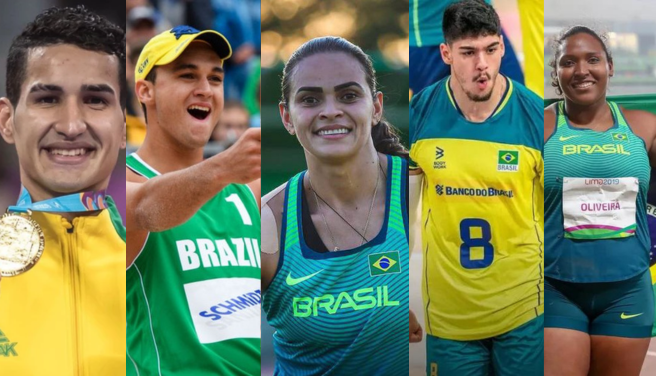 Cinco paraibanos são convocados para representar o Brasil nas Olimpíadas