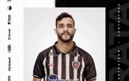 Botafogo-PB fecha contrato com o centroavante Henrique Dourado