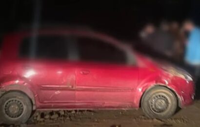 Em Monteiro: motorista capota veículo próximo ao campo de aviação e não sofre nenhum arranhão