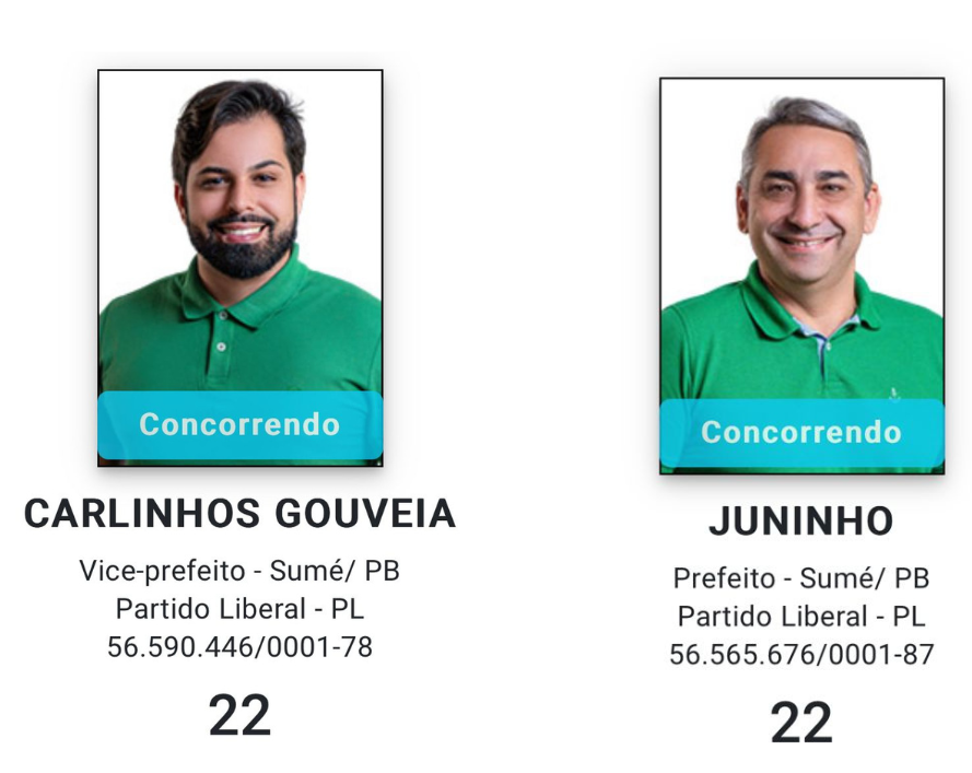 Justiça Eleitoral defere candidatura de Juninho e Carlinhos à Prefeitura de Sumé