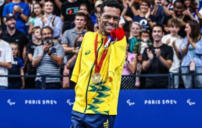 Gabriel Araújo conquista primeiro ouro do Brasil na Paralimpíada de Paris 2024