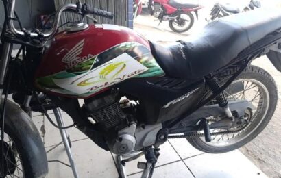 Moto tomada por assalto em Juazeirinho é encontrada abandonada nos arredores da cidade