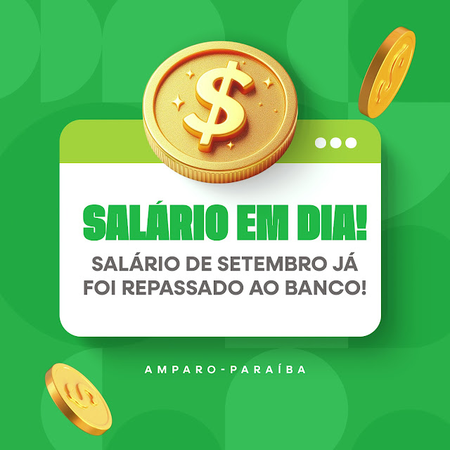 Prefeitura de Amparo realiza pagamento dos servidores referentes ao mês de Setembro