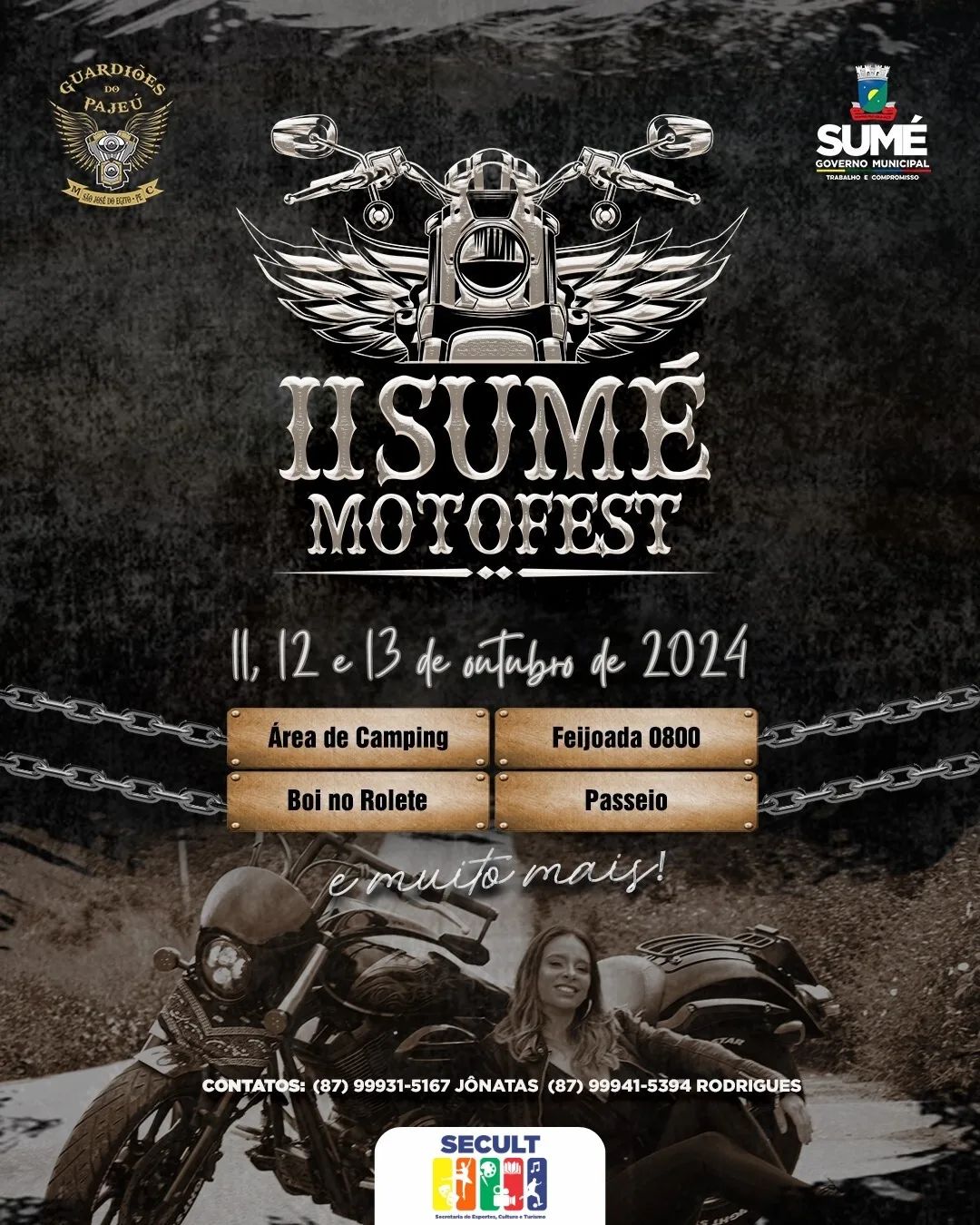 INFORME PUBLICITÁRIO: Sumé realiza neste fim de semana o II Encontro do SuméMotoFest