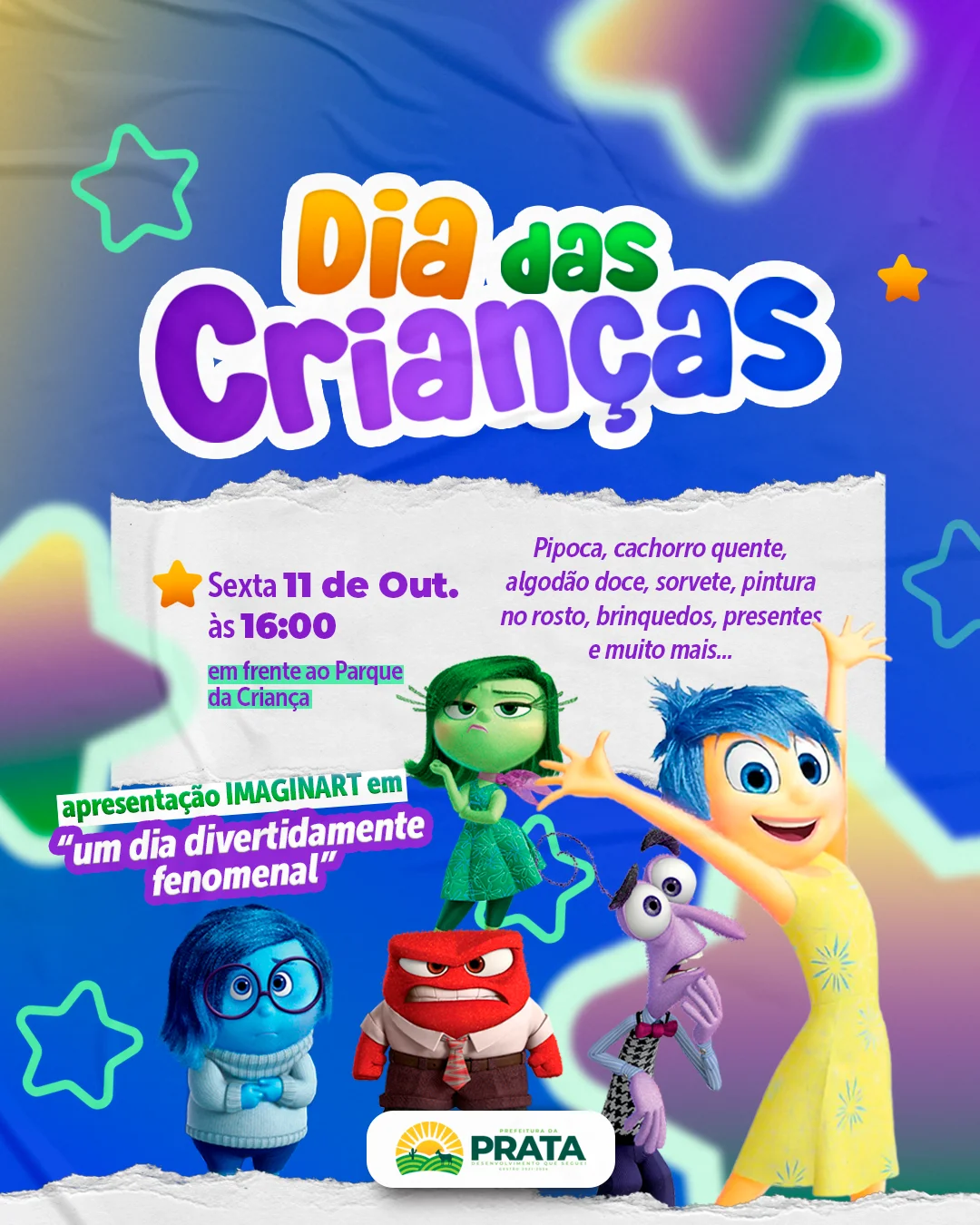 Prefeitura da Prata anuncia programação especial para o Dia das Crianças