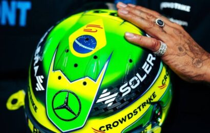 Hamilton usará capacete com referência a Ayrton Senna no GP do Brasil; Lewis pilotará McLaren de Ayrton Senna em ato de homenagem