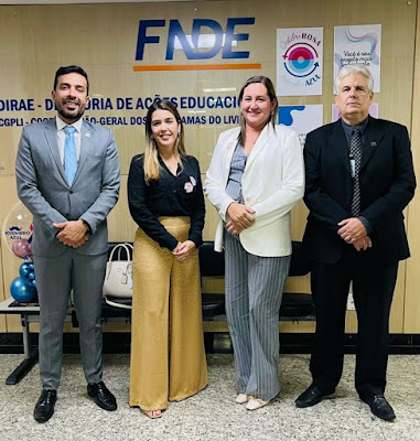 Anna Lorena, Ana Paula e Cajó visitam ministérios e gabinetes em Brasília em busca de benefícios para Monteiro