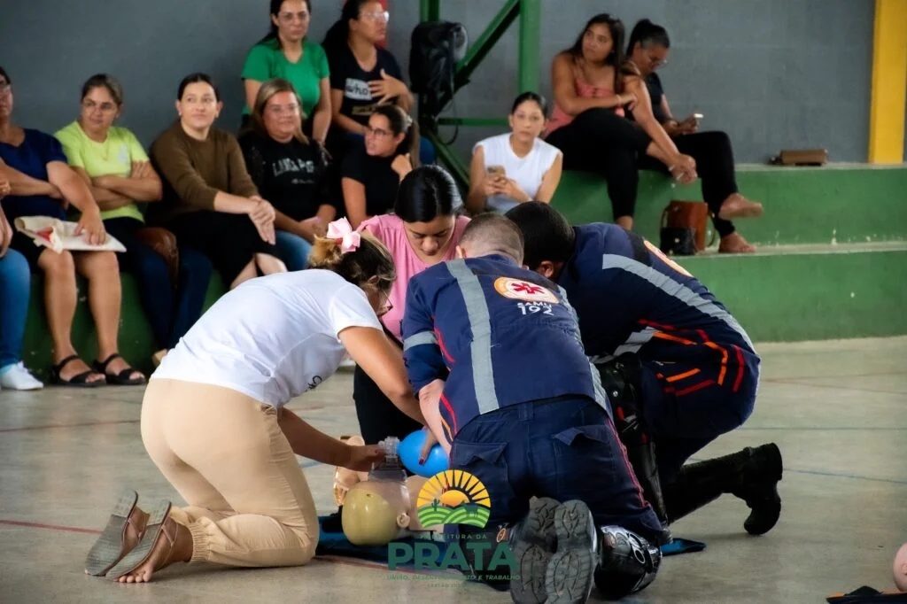 Prefeitura da Prata promove curso de primeiros socorros para profissionais da educação