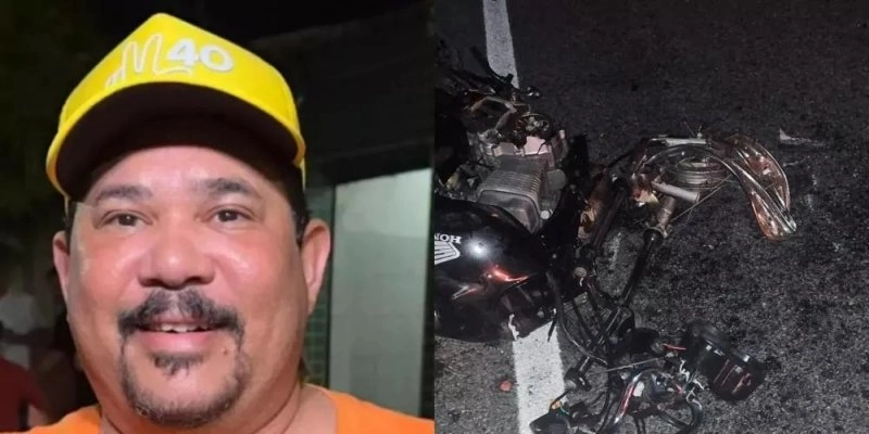 Psicólogo morre em colisão entre moto e ônibus escolar, no Sertão da Paraíba