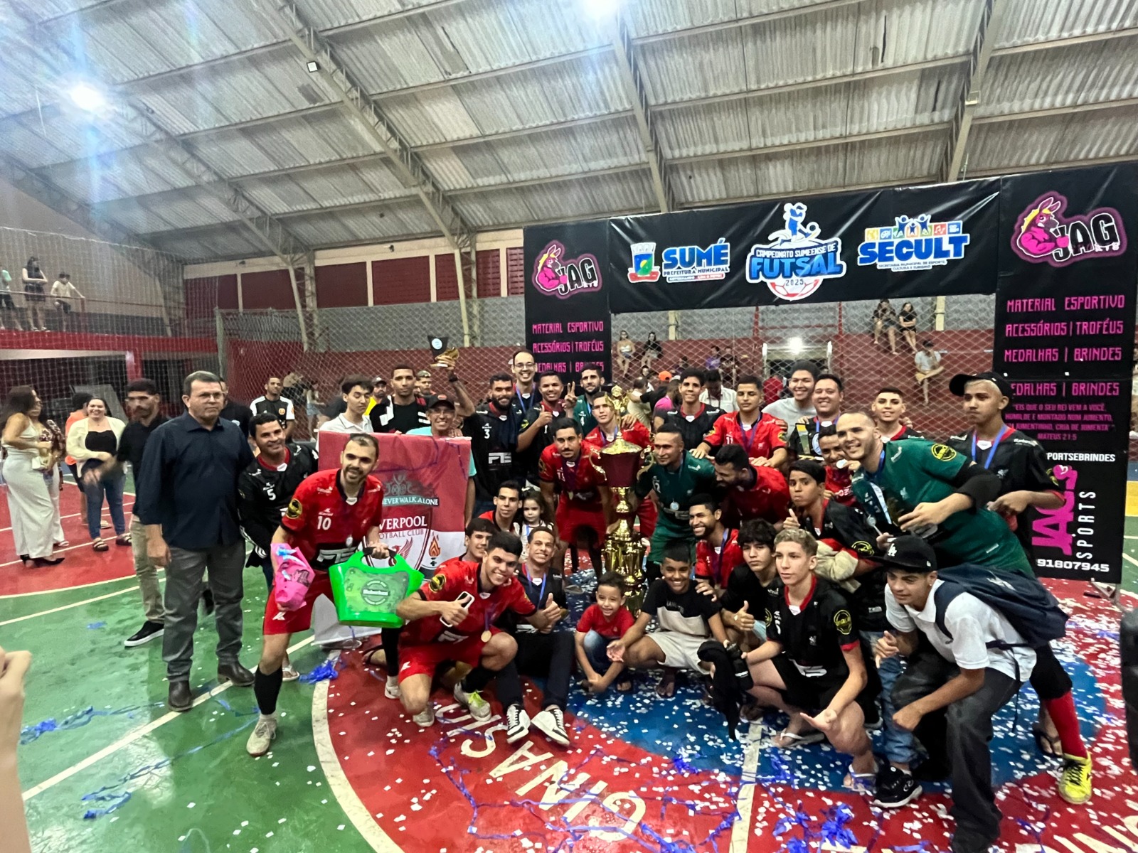 Liverpool e Atlético Coelho vencem as finais do Campeonato Sumeense de Futsal 2025