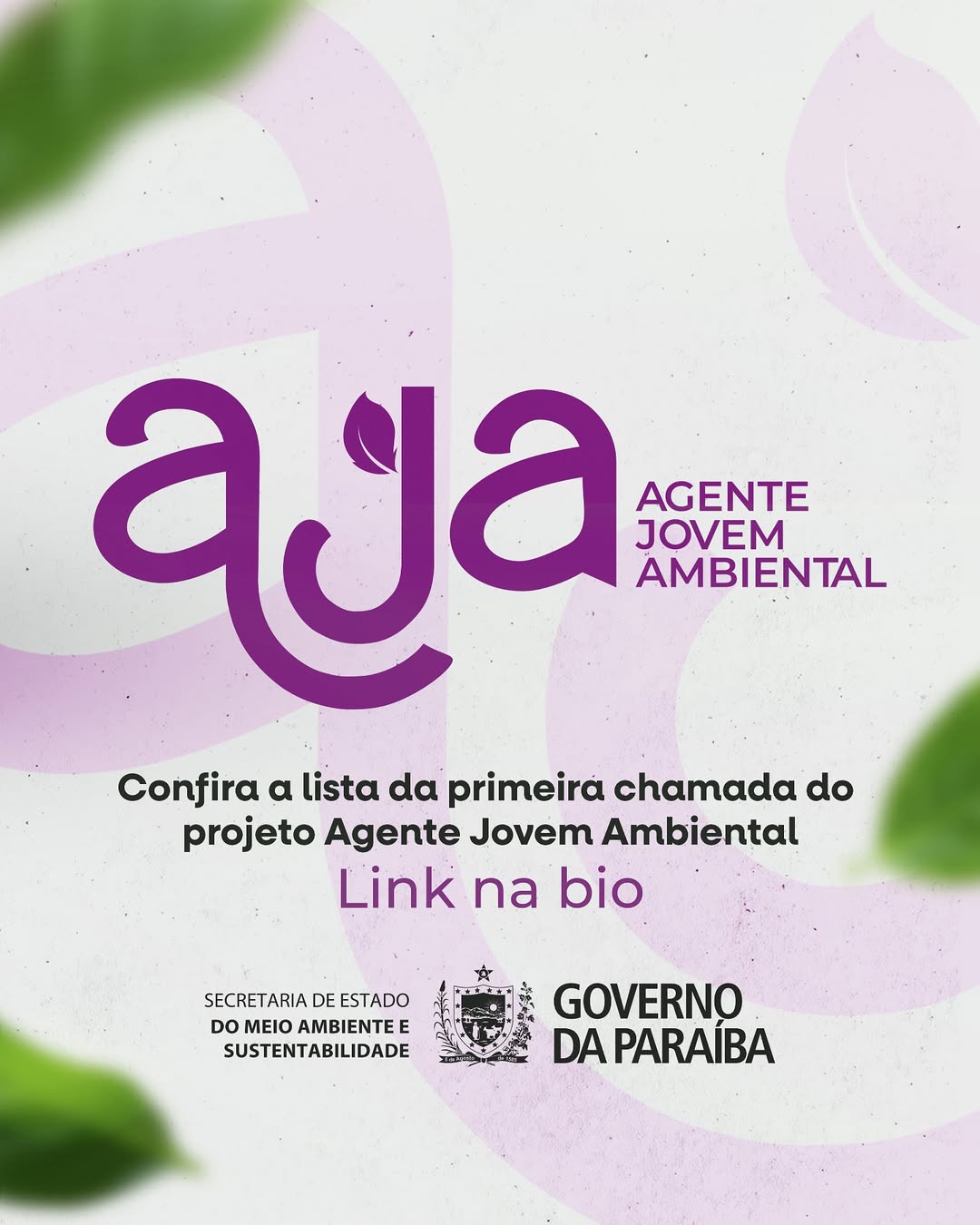 Governo da Paraíba abre seleção para professores no Projeto Agente Jovem Ambiental