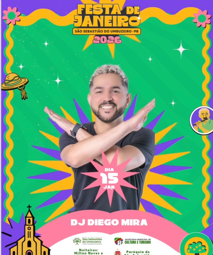 Festa de Janeiro 2026 em São Sebastião do Umbuzeiro anuncia sua 1ª atração da parte musical