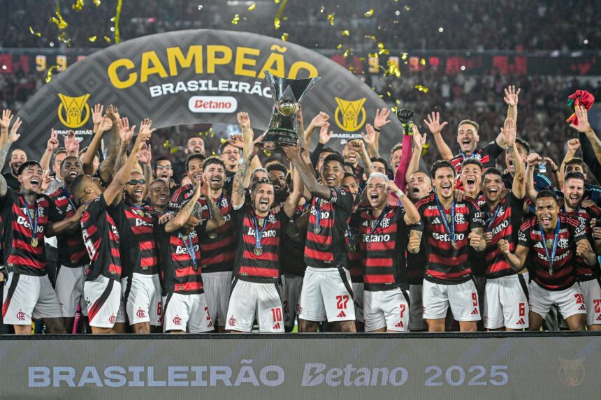 Flamengo conquista o Brasileirão 2025 em noite histórica no Maracanã