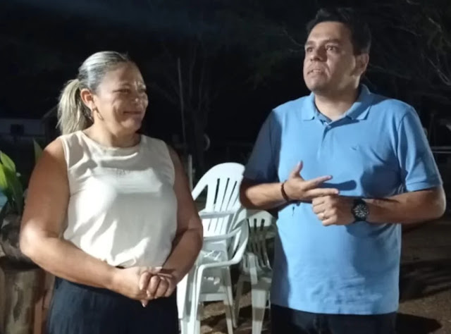 Maria Pedrosa anuncia apoio e reforça base política do prefeito Tarcio Gabriel em Amparo