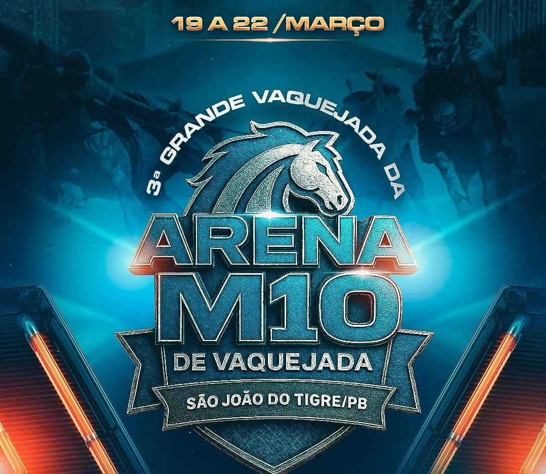 Vaquejada Arena M10 começa nesta quinta-feira e promete movimentar a região com grandes shows e tradição nordestina